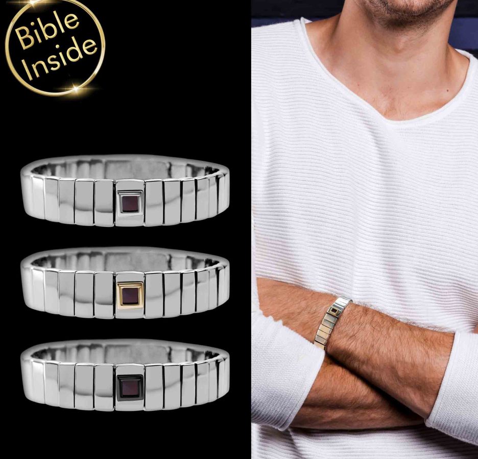 Bible Quote Bracelets with Complete New Testament Inside - My Nano Jewelry Collection