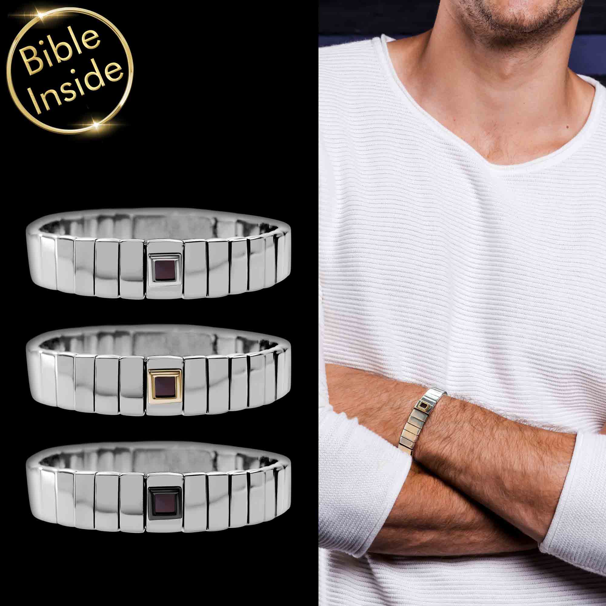 Bible Quote Bracelets with Complete New Testament Inside - My Nano Jewelry Collection